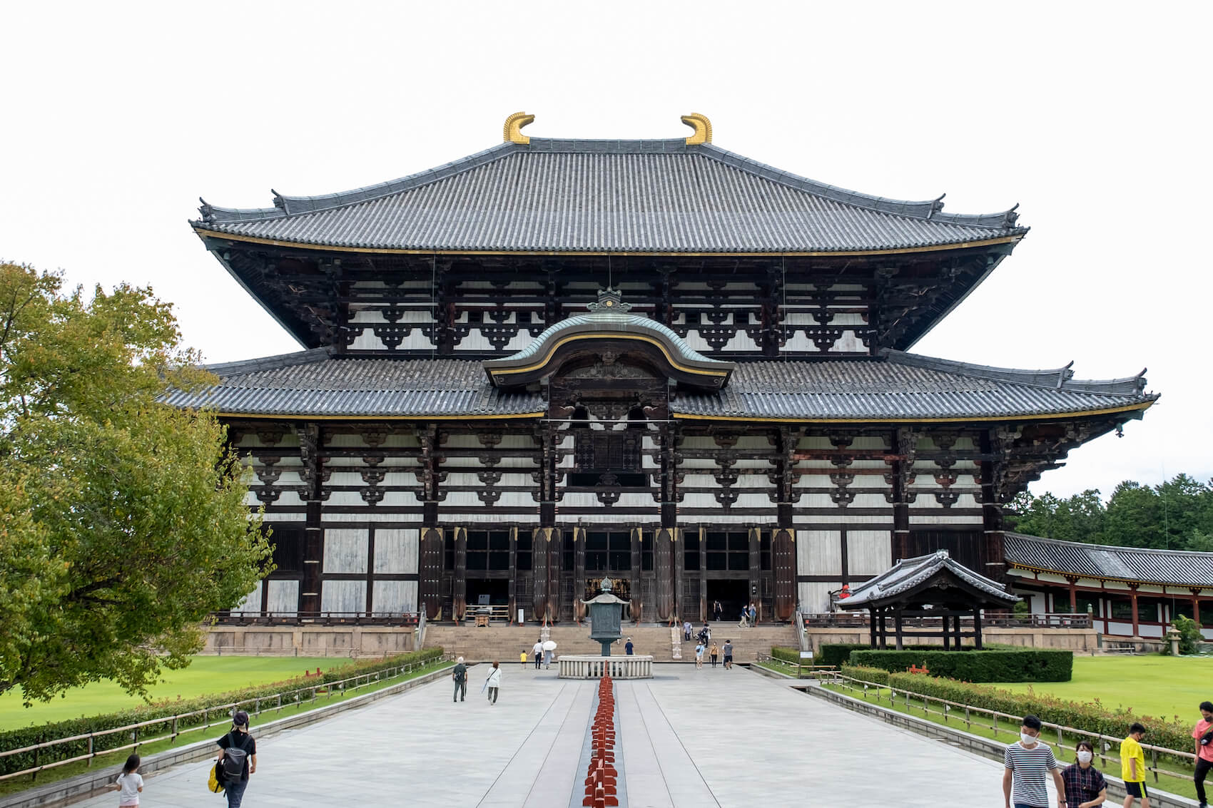 The Great Buddha Hall at Todai-ji in Nara, Japan