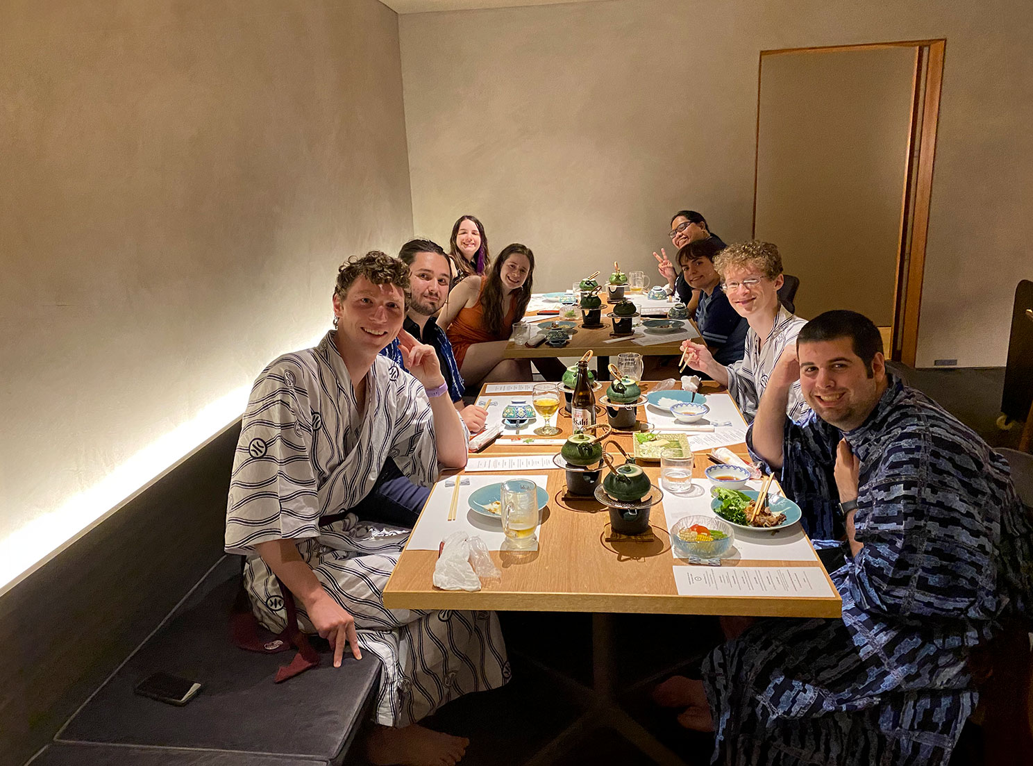 Dinner in Kinosaki, Japan