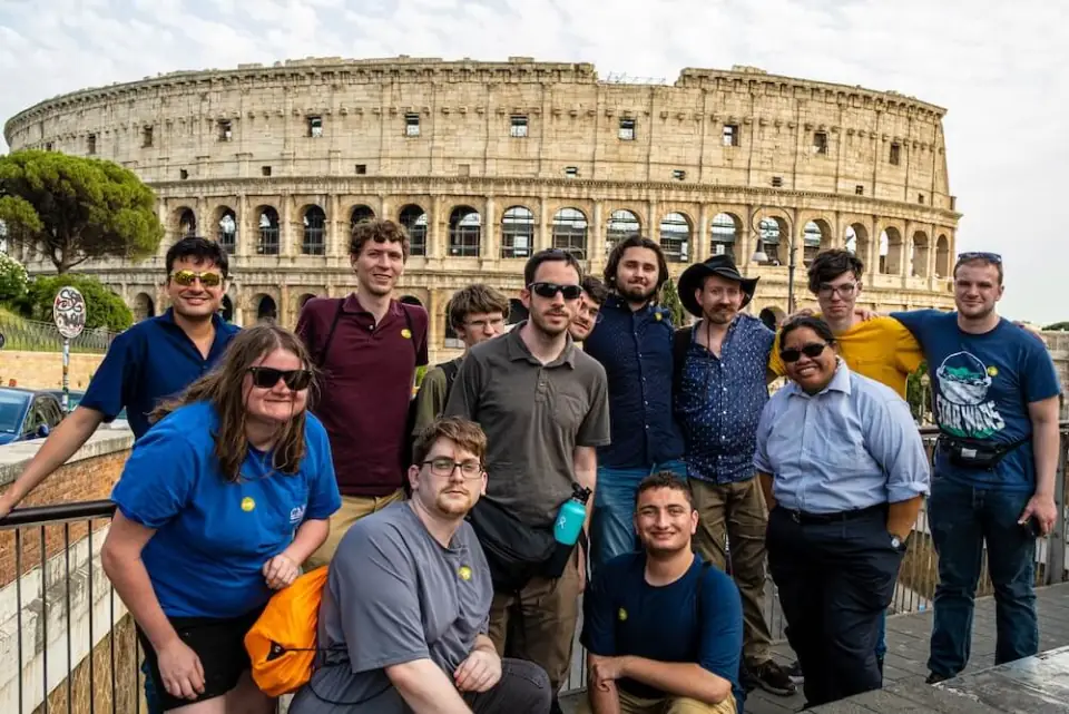 WanderRock travelers at the Colosseum in Rome