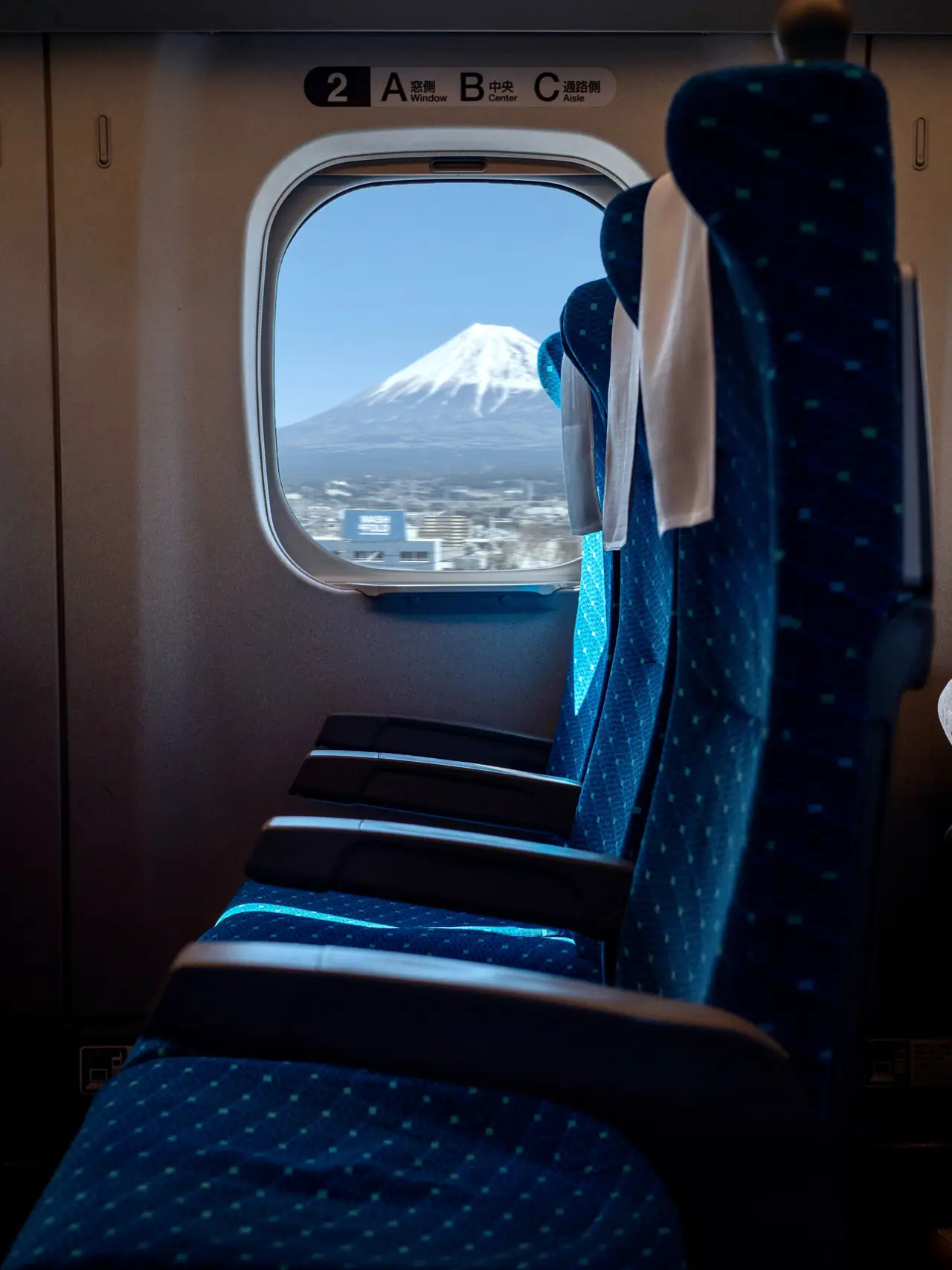 Mount Fuji from the Shinkansen