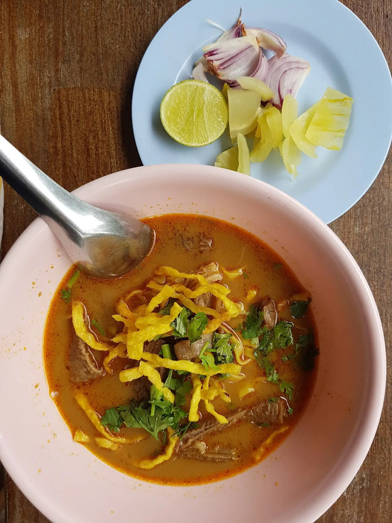 A bowl of khao soi